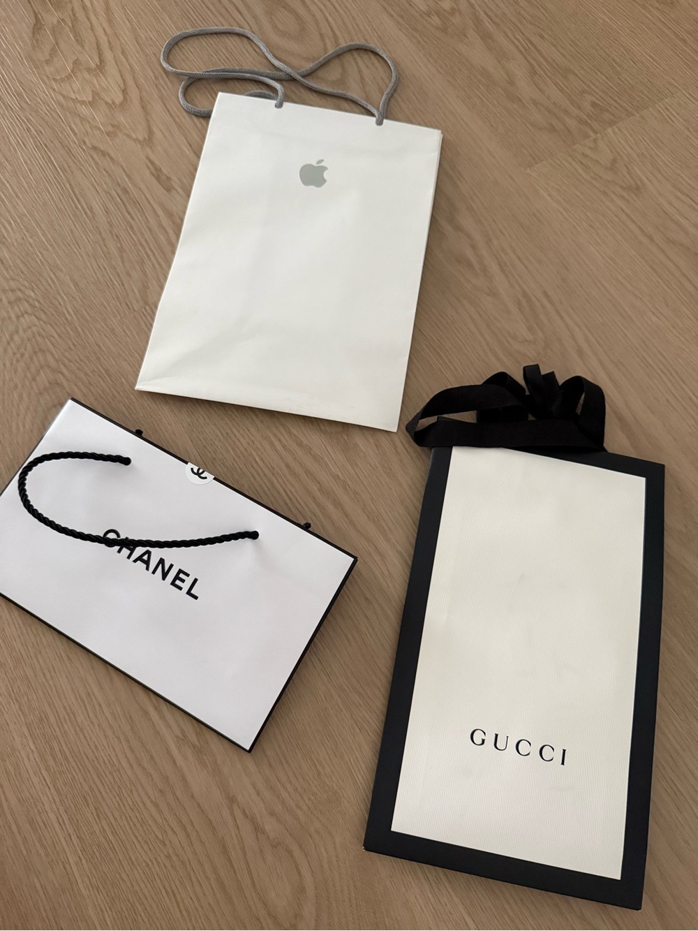 Luxury Shopping Bags, of 3